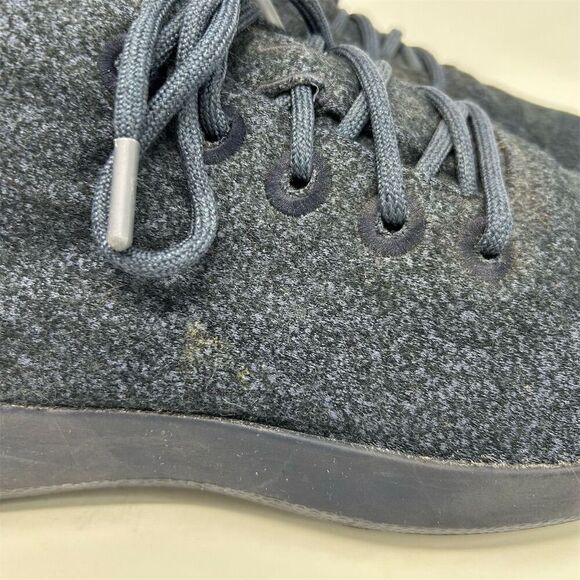 Allbirds Men's Blue Wool Runner-Up Mizzles High Top Sneakers Size 11 - Picture 8 of 14